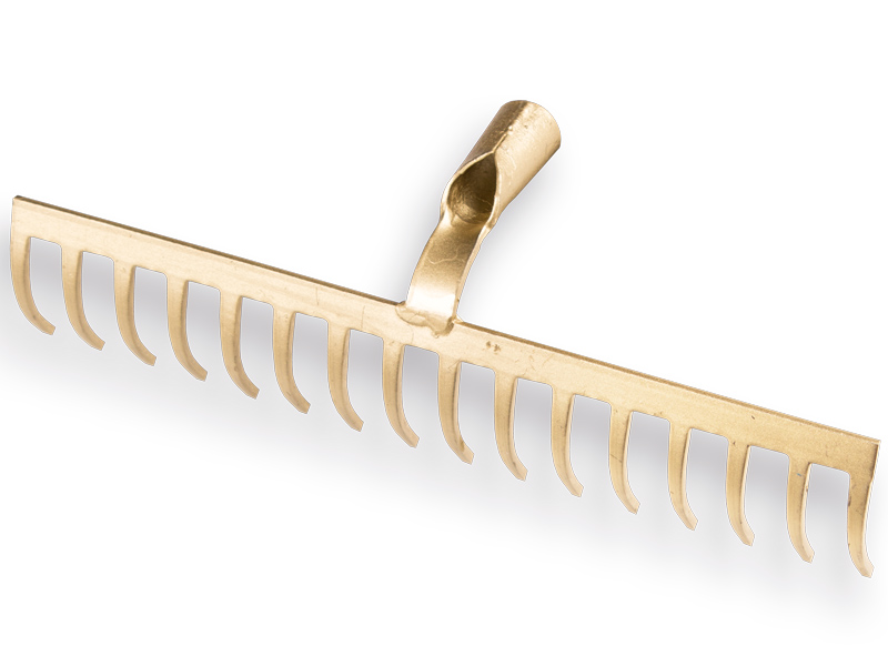 Tuinhark OFFNER 16 gebogen tanden, met open dul, zonder steel