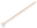 Tuinhark OFFNER 8 gebogen tanden, met open dul en ATLAS steel 160 x 2,8 cm