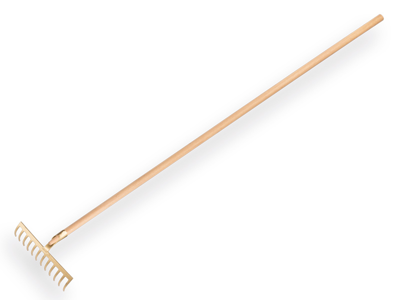Tuinhark OFFNER 12 gebogen tanden, met open dul en ATLAS steel 160 x 2,8 cm