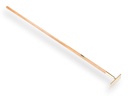 Tuinhark OFFNER 8 rechte tanden, met ATLAS steel 170 x 2,8 cm