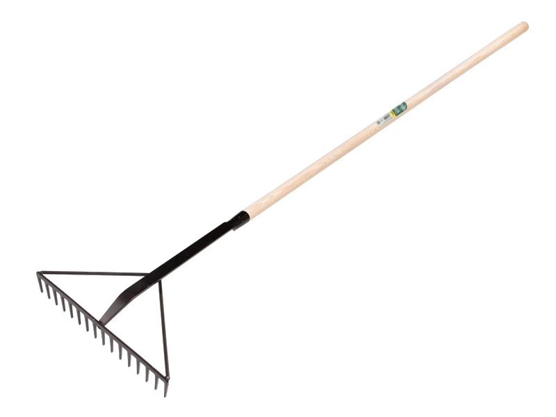 Asfalthark ATLAS versterkt zwart, 16 tands met dul 60 cm en ESSEN steel 130 cm (vervanger voor 818260)