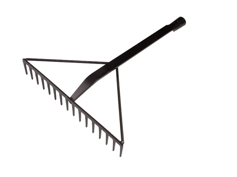 [818218] Asfalthark ATLAS versterkt zwart, 16 tands met dul 60 cm, zonder steel