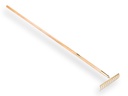 Tuinhark OFFNER 12 gebogen tanden, met ATLAS steel 170 x 2,8 cm