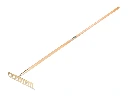 Tuinhark OFFNER 16 gebogen tanden, met ATLAS steel 170 x 2,8 cm