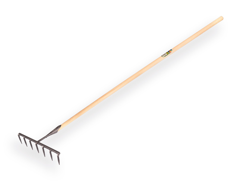 Zaadhark DE WIT gesmeed met 7 ronde tanden en ATLAS steel 160 x 3,2 cm