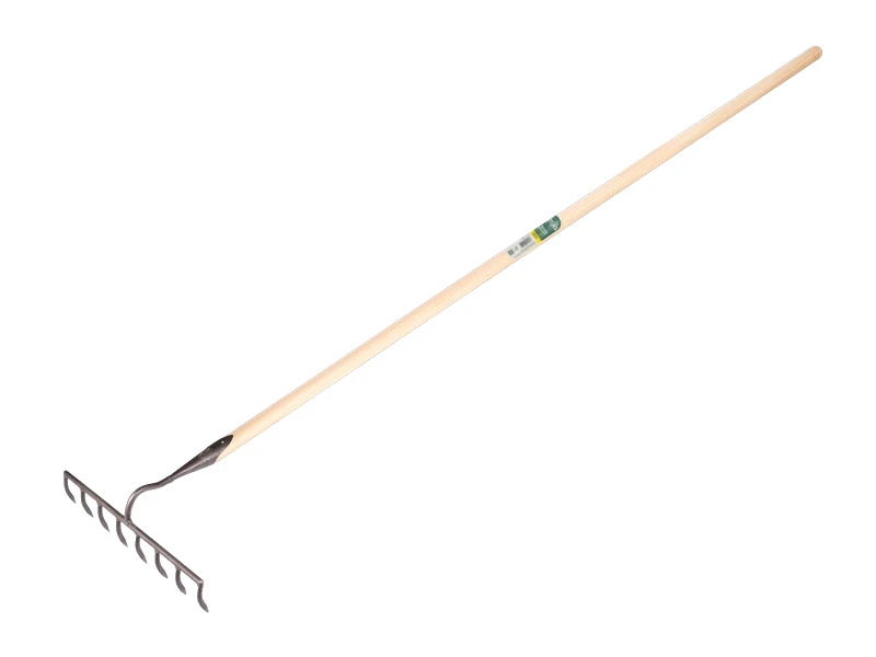 Bouwhark DE WIT gesmeed met 8 gebogen tanden en ATLAS steel 160 x 3,2 cm