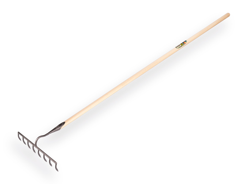 [819130] Bouwhark DE WIT gesmeed met 8 gebogen tanden en ATLAS steel 160 x 3,2 cm