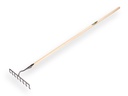 Bouwhark DE WIT gesmeed met 8 gebogen tanden en ATLAS steel 160 x 3,2 cm