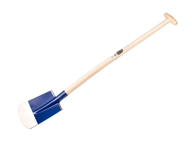 [820950] Hobbyspade Jimmy blauw, RONDE OPSTAP, met schopsteel 95 cm gebogen, FSC 100%