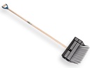 Mestvork ATLAS kunststof, fijngetand met korf en ATLAS steel 140 x 2,8 cm en D-greep 