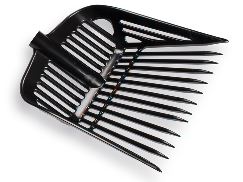 Mestvork ATLAS kunststof zwart zonder steel