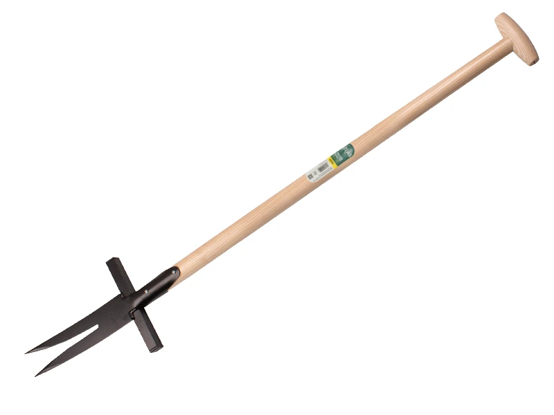 [827060] Zuringsteker - Distelsteker ATLAS 2 tands met ATLAS T-steel 95 cm recht, FSC 100%