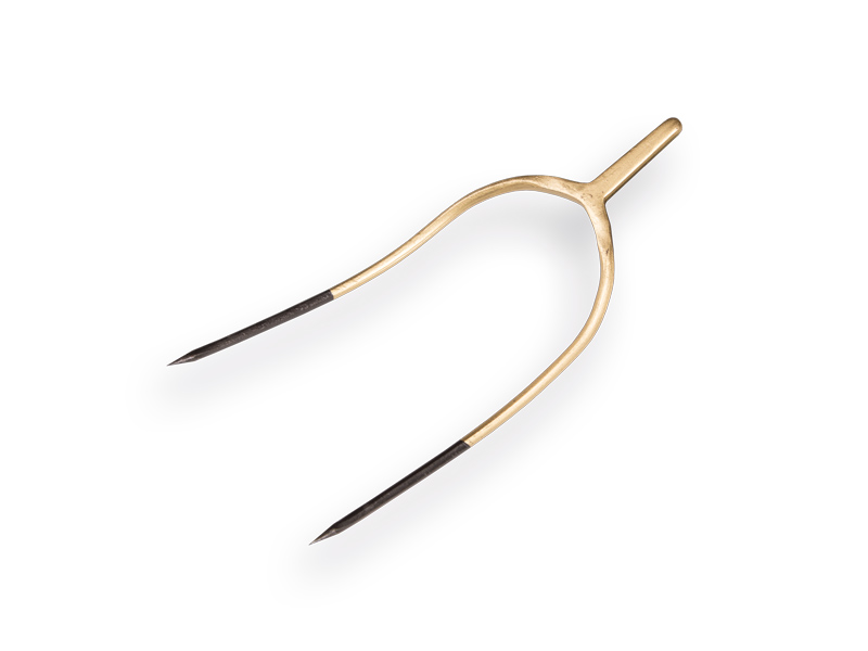 [827100] Hooivork OFFNER 2 tands met stift, zonder steel
