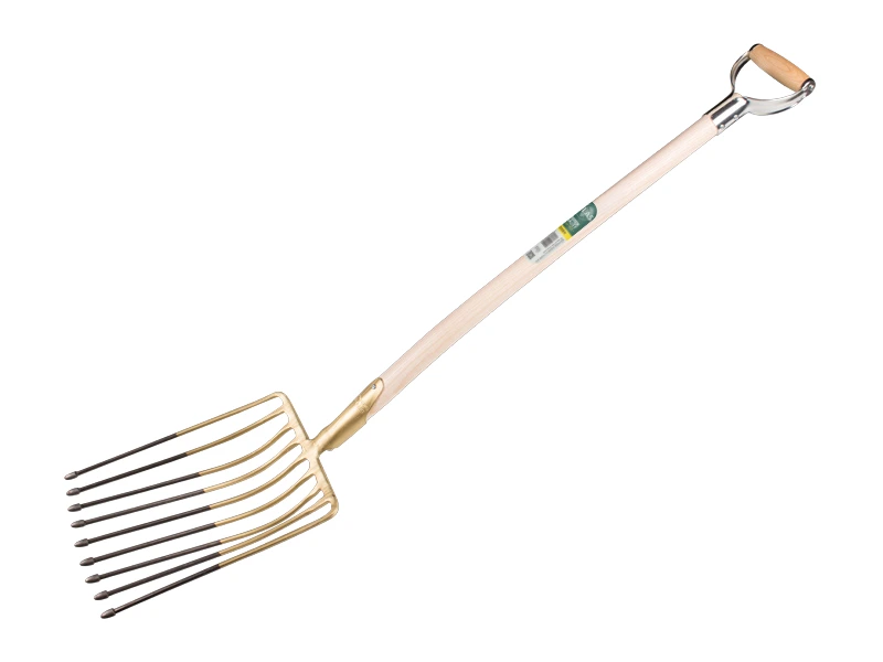 [841020] Aardappelvork OFFNER 9 tands 26 cm, met lipdul en ATLAS YD-steel 95 cm
