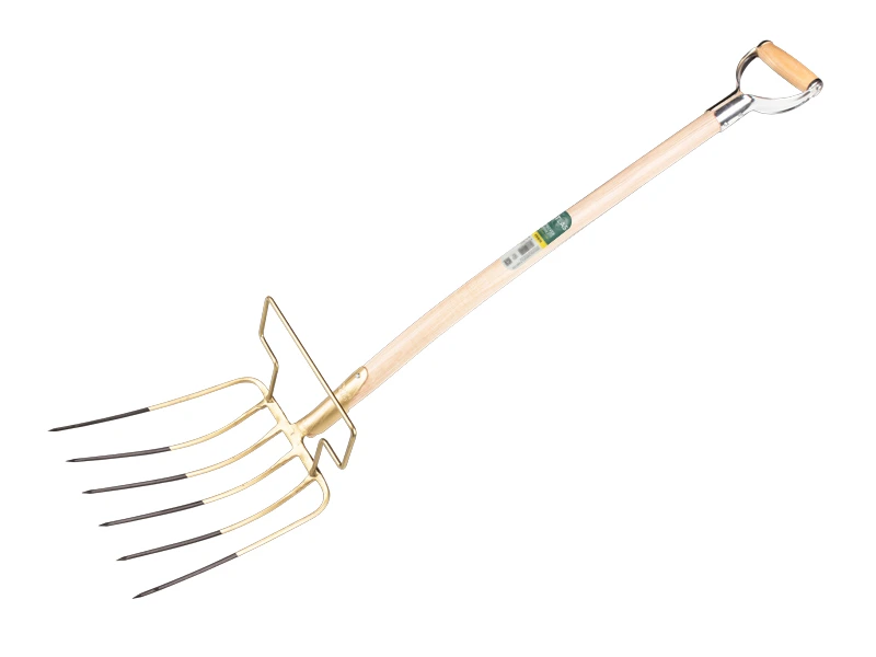 Bladvork OFFNER 6 tands met beugel en ATLAS YD-steel 95 cm, FSC 100%