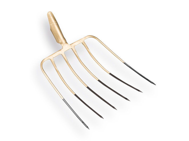 Maisvork OFFNER 6 tands 32 cm met lipdul, zonder steel