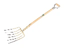Maisvork OFFNER 6 tands 32 cm met stift, veerbus en ATLAS YD-steel 95 cm