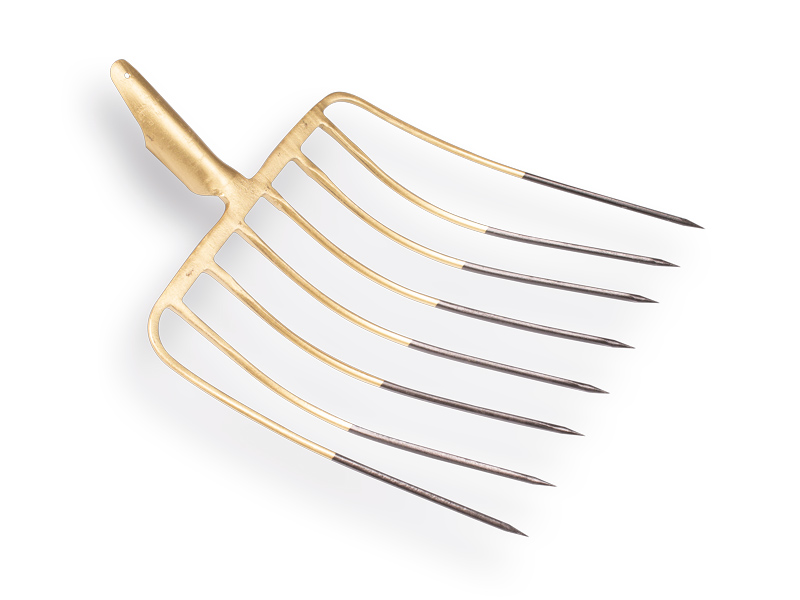 Maisvork OFFNER 8 tands 36 cm met lipdul, zonder steel