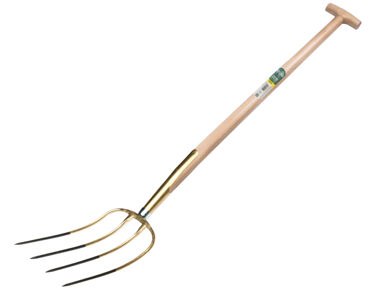 Mestvork OFFNER 4 tands brons, met ATLAS T-steel 100 cm