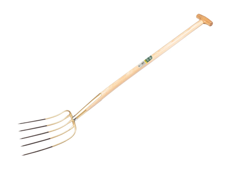 [911078] Mestvork OFFNER 5 tands brons, met ATLAS T-steel 100 cm