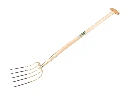 Mestvork OFFNER 5 tands brons, met ATLAS T-steel 100 cm