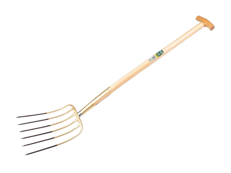 [911080] Mestvork OFFNER 6 tands brons, met ATLAS T-steel 90 cm