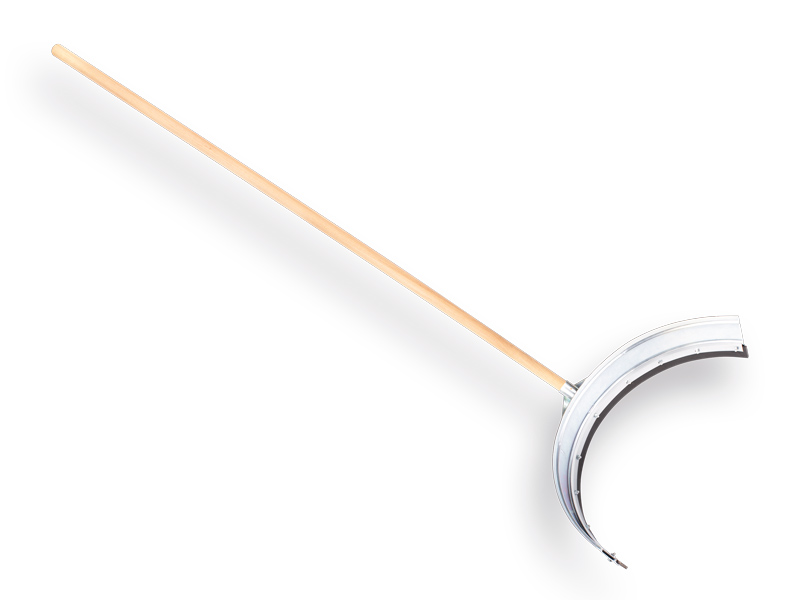 [928095] Mestschuiver PROLINE gebogen 89 cm, met ATLAS steel 160 x 3,2 cm