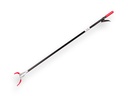 Zwerfvuilgrijper ATLAS 105 cm, metalen bek en hendelgreep