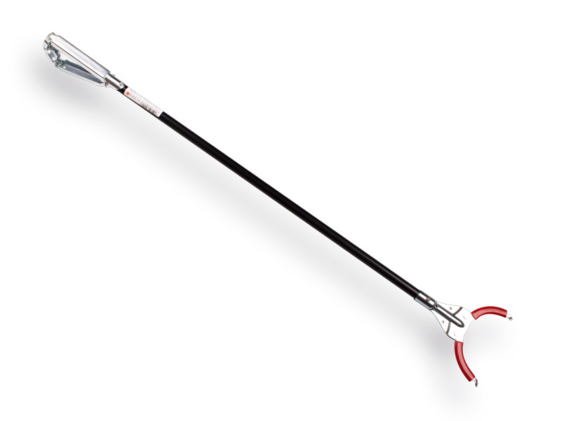 Zwerfvuilgrijper FLORA 41, 90 cm, metalen bek en knijpgreep