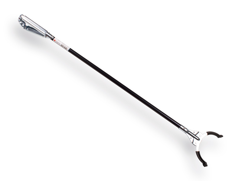 [928315] Zwerfvuilgrijper FLORA 50, 75 cm, kunststof bek, metalen knijpgreep