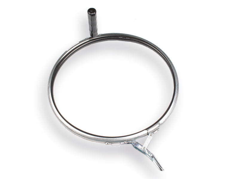 Vuilniszakhouder FLORA 40 cm, met handgreep, spanbeugel en kunststof binnenring