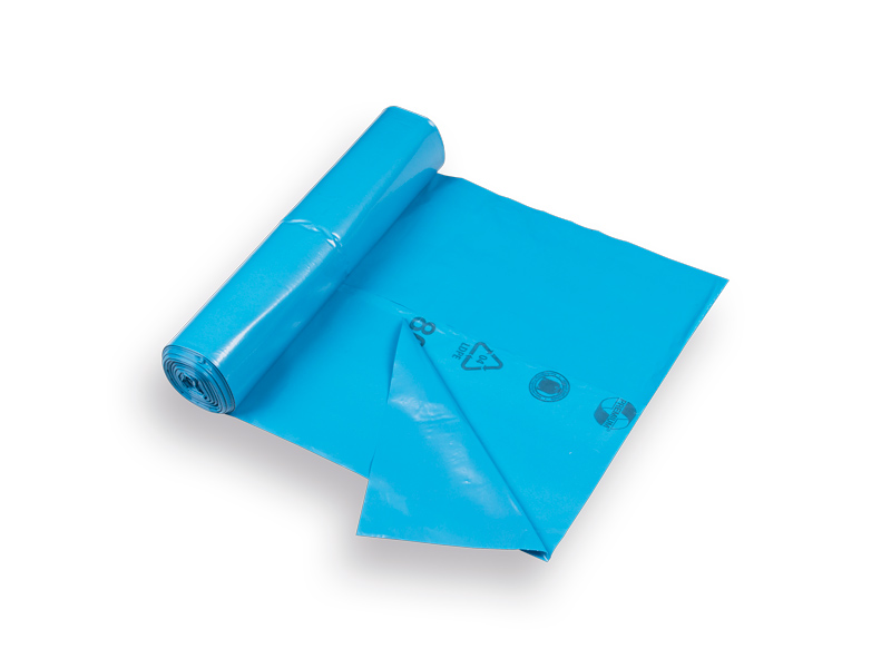 Vuilniszak - Afvalzak Premium 70 x 110 cm blauw, dikte 37 mµ, 25 stuks per rol