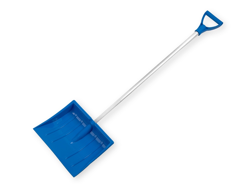 [960453] Kindersneeuwschuiver kunststof 25 cm, met aluminium steel en D-greep