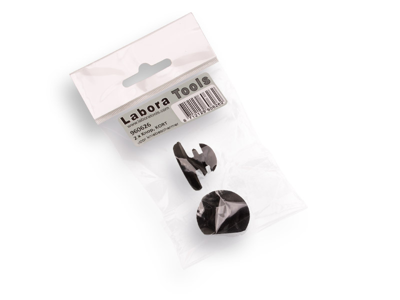 Knop kort LABORA, voor harmonica kniebeschermers (per 2 stuks)