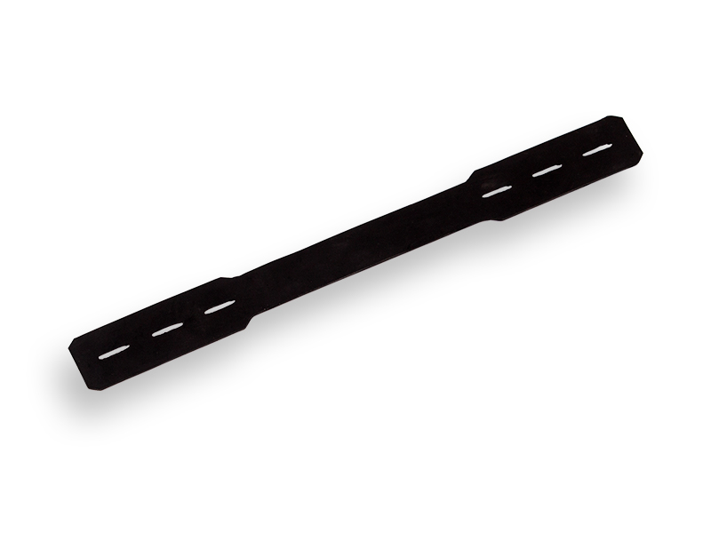 Riem rubber 27 x 2 cm, voor harmonica kniebeschermer