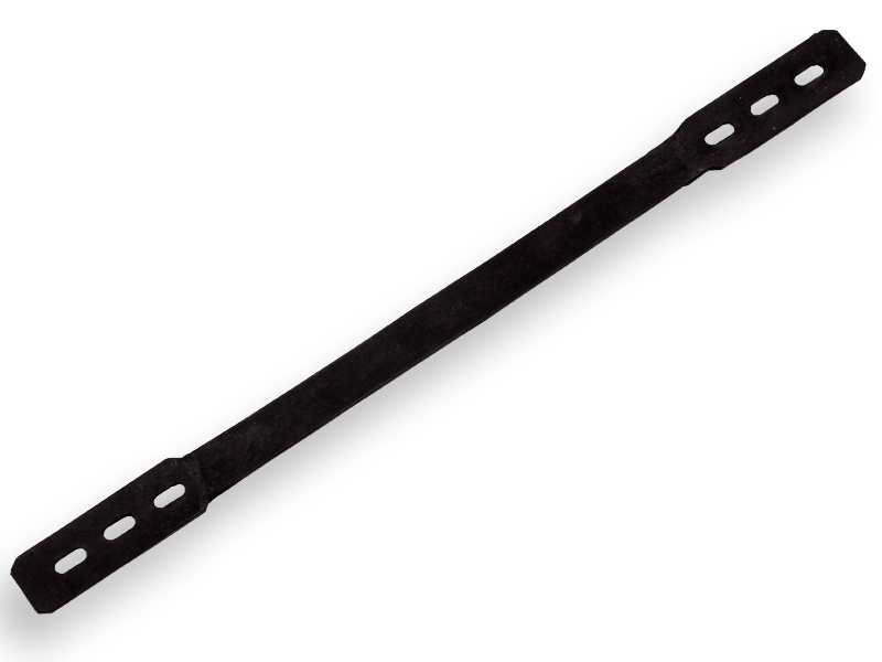 Riem rubber 41 x 2 cm, voor harmonica kniebeschermer