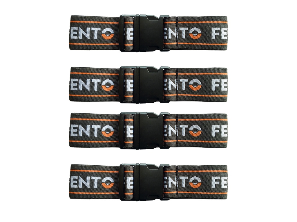[960688] Elastieken met clip voor kniebeschermers FENTO MAX en FENTO 400 (4 stuks)