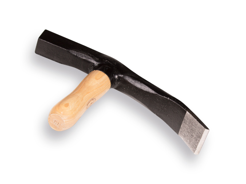 Straathamer DE WIT model BRABANT kort, met ESSEN steel, bekbreedte 50 mm