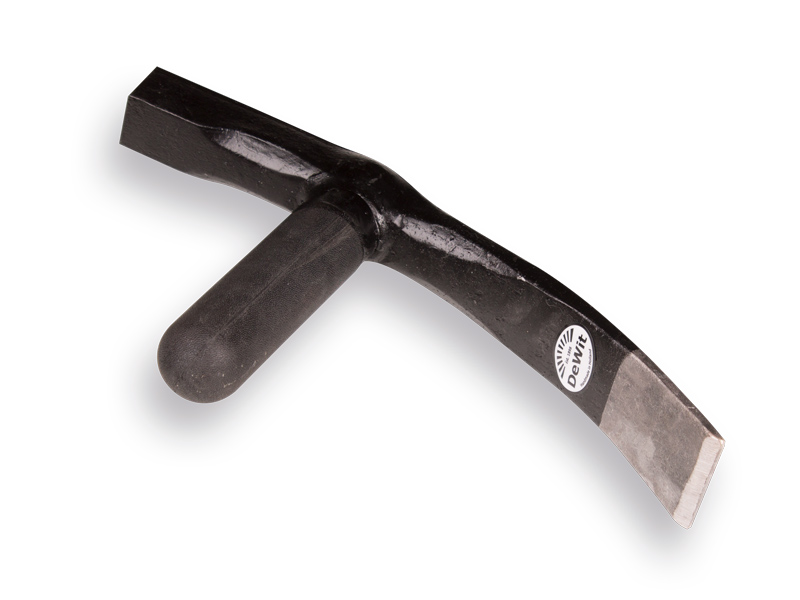 [960825] Straathamer DE WIT met fiberglassteel, bekbreedte 50 mm