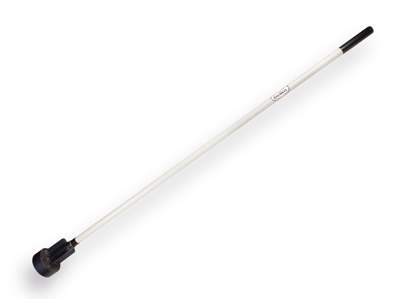 [960831] Stamper DE WIT Ø 11 cm, lengte 160 cm, gewicht 3,5 kg, met fibersteel