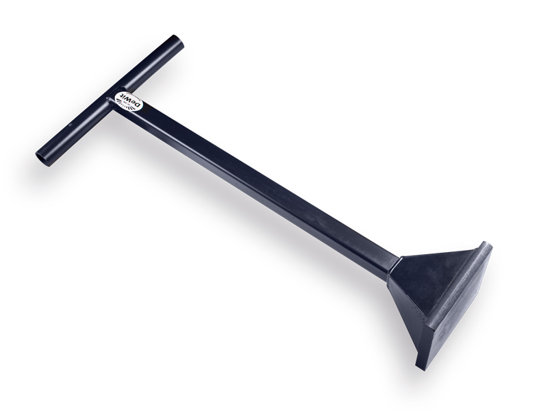 [960835] Bandenstamper DE WIT staal, 18 x 18 cm, gewicht 9 kilo