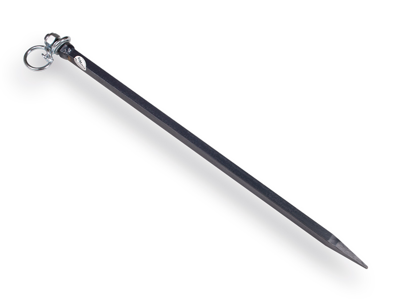 [960863] Spit - Stik DE WIT 750 x 20 mm, met draaiwartel en gesmede punt
