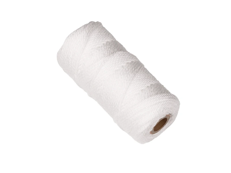 [960911] Metselkoord LABORA wit 1,4 mm, 50 meter, gedraaid PP koord