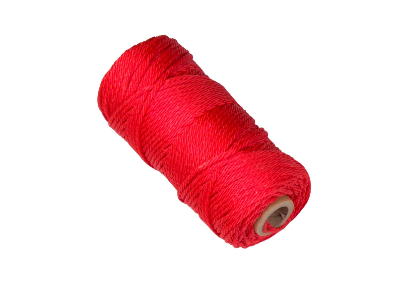 [960912] Metselkoord LABORA rood 1,4 mm, 50 meter, gedraaid PP koord