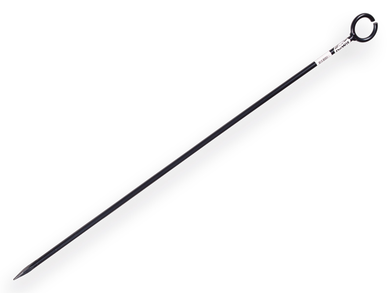 [960931] Draadpen DE WIT 800 x 10 mm met oog