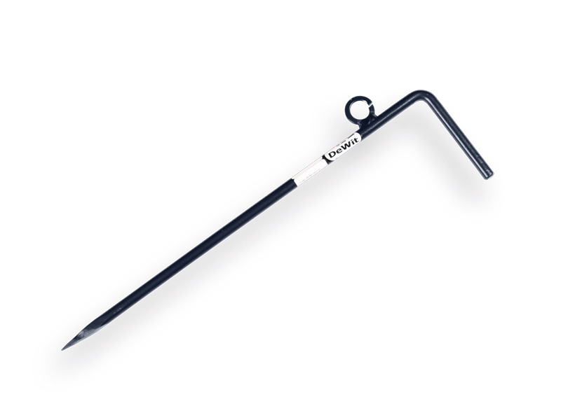 [960932] Draadpen DE WIT 400 x 10 mm met haakse kop