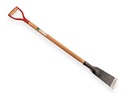Wortelsteker gesmeed, WELKOOP, breedte 9,5 cm met YD steel, Totale lengte 122,5 cm