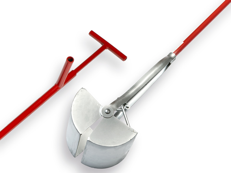 [961887] Putschep EASYGRAB 20 cm vierkant, haakse hoeken, lengte 150 cm