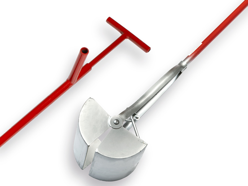 Putschep EASYGRAB 20 cm vierkant, haakse hoeken, lengte 200 cm