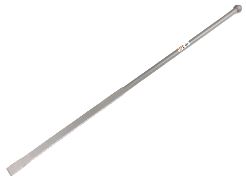 [970410] Stootijzer LABORA 140 cm, onderzijde 55 cm vierkant, met platte beitel en knop